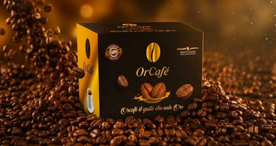 Confezione OrCafé Normale, nera e oro